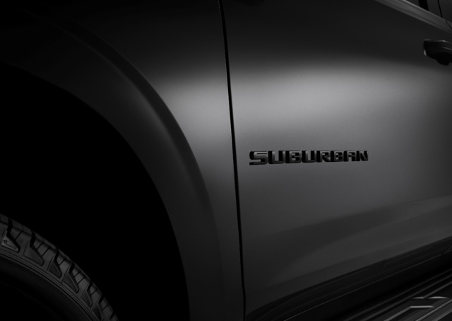 86533388 - Exterior: Suburban Emblems - Black for Chevrolet: Suburban Image