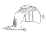 84922606 - Body: Fender Liner for GM Image