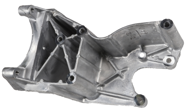 12554522 - Steering: Power Steering Pump Bracket for Cadillac: Escalade | Chevrolet: Astro, Blazer, C1500, C2500, C3500, Express 1500, Express 2500, Express 3500, K1500 Pickup, K2500 Pickup, K3500 Pickup, P30, S10, Silverado 1500, Silverado 1500 Classic, Suburban C1500, Suburban C2500, Suburban K1500, Suburban K2500, Tahoe | GMC: C1500 Pickup, C2500 Pickup, C3500 Pickup, Jimmy, K1500 Pickup, K2500 Pickup, K3500 Pickup, Safari, Savana 1500, Savana 2500, Savana 3500, Sierra 1500, Sierra 1500 Classic, Sonoma, Suburban C1500, Suburban C2500, Suburban K1500, Suburban K2500, Yukon | Oldsmobile: Bravada Image