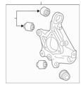 84755518 - Suspension: Knuckle for GM Image