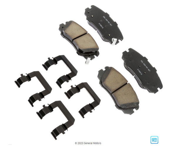 19428009 - : Ceramic Front Disc Brake Pad Kit with Clips for GM Image