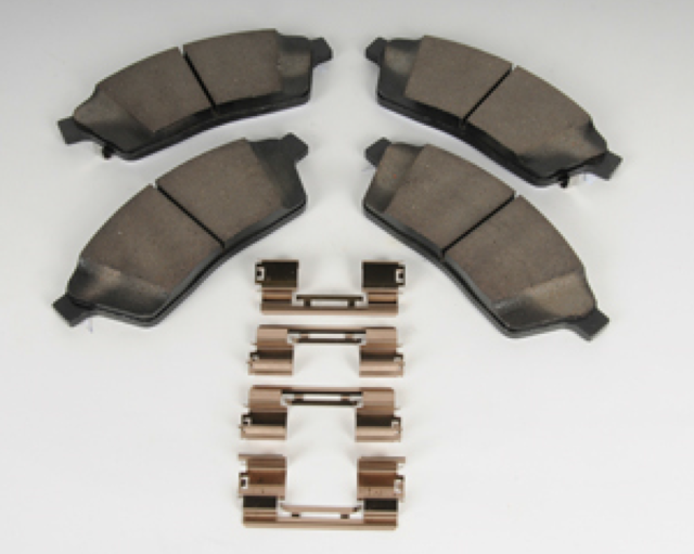 2010-2016 Cadillac SRX Front Disc Brake Pad Set with Clips 20983943 GM ...