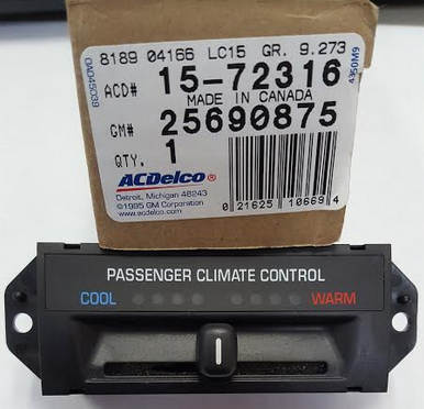 25690875 - : Heating and Air Conditioning Control Panel for GM Image