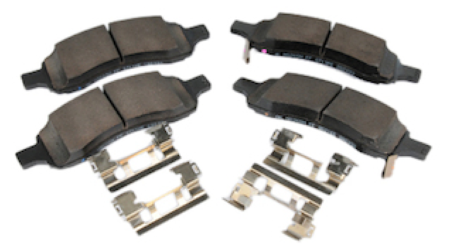 19178358 - : Front Disc Brake Pad Set for Buick: Rainier | Chevrolet: Colorado, Trailblazer, Trailblazer EXT | GMC: Canyon, Envoy, Envoy XL, Envoy XUV Image