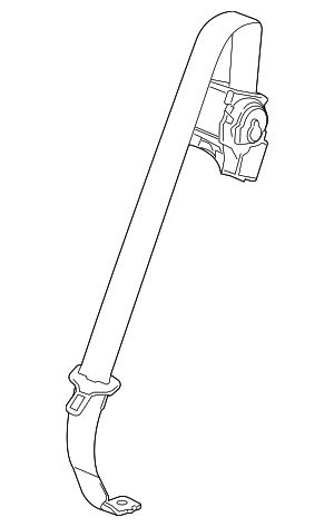86802058 - : Center Belt Assembly (Replaces 84826212) for GM Image
