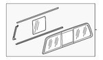 85654752 - Body: Sliding Glass for Chevrolet: Colorado | GMC: Canyon Image