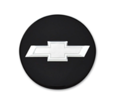 19332925 - : Wheel Center Caps, Gloss Black (SOLD INDIVIDUALLY) for Chevrolet: Blazer, Camaro, Colorado, Traverse Image