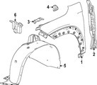 42876680 - Body: Fender Liner for GM Image