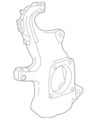 85124365 - : Knuckle (Replaces Part Number 84831198) for Chevrolet: Silverado 2500 HD, Silverado 3500 HD | GMC: Sierra 2500 HD, Sierra 3500 HD Image