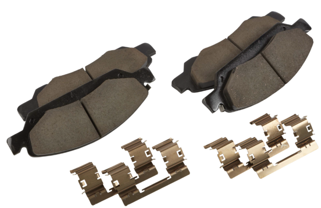 84320501 - Brakes: Brake Pads for Cadillac: Escalade, Escalade ESV | Chevrolet: Silverado 1500, Silverado 1500 LD, Suburban, Tahoe | GMC: Sierra 1500, Sierra 1500 Limited, Yukon, Yukon XL Image