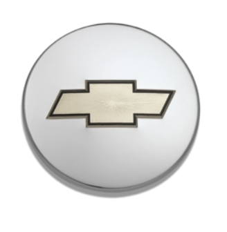 12499421 - Wheels: Wheel, Center Cap (THIS IS A SINGLE WHEEL CENTER CAP; NOT A PACKAGE OF FOUR) for Chevrolet: Avalanche, Colorado, Silverado 1500, Silverado 1500 Classic, Silverado 1500 HD Classic, Silverado 2500 HD, Silverado 2500 HD Classic, Silverado 3500 Classic, Silverado 3500 HD, Suburban 1500, Suburban 2500, Tahoe Image