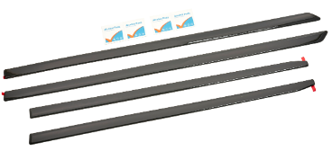 84352556 - Exterior: Black Front and Rear Body Side Molding Package for GM Image