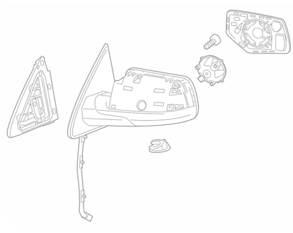 84664795 - Body: Mirror Assembly for Chevrolet: Suburban, Tahoe | GMC: Yukon, Yukon XL Image