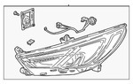 84876202 - : Headlamp (Replaces Part Number 84782188) for Buick: Enclave Image