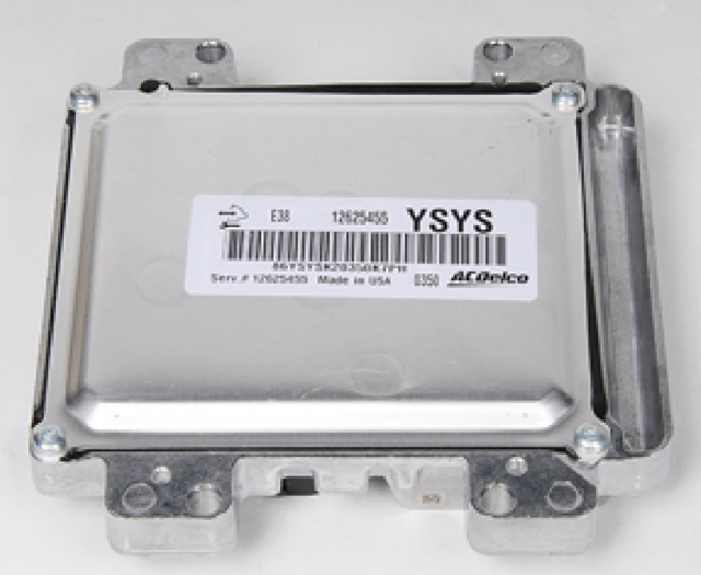 12625455 - : Engine Control Module for Cadillac: Escalade, Escalade ESV, Escalade EXT | Chevrolet: Avalanche, Express 1500, Express 2500, Express 3500, Express 4500, Impala, Malibu, Silverado 1500, Silverado 2500 HD, Silverado 3500 HD, Suburban 1500, Suburban 2500, Tahoe | GMC: Savana 1500, Savana 2500, Savana 3500, Savana 4500, Sierra 1500, Sierra 2500 HD, Sierra 3500 HD, Yukon, Yukon XL 1500, Yukon XL 2500 | Hummer: H2 | Pontiac: G6, G8 | Saturn: Vue Image