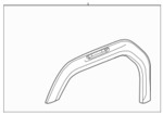 87835473 - Body: Wheel Opening Molding for GM Image