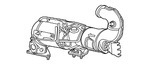 40009139 - Exhaust: Catalytic Converter for Cadillac: Escalade, Escalade ESV | Chevrolet: Silverado 1500, Silverado 1500 LTD, Suburban, Tahoe | GMC: Sierra 1500, Sierra 1500 Limited, Yukon, Yukon XL Image