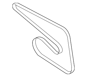25183021 - : (Replaces 96183108) V-Ribbed Serpentine Belt for GM Image