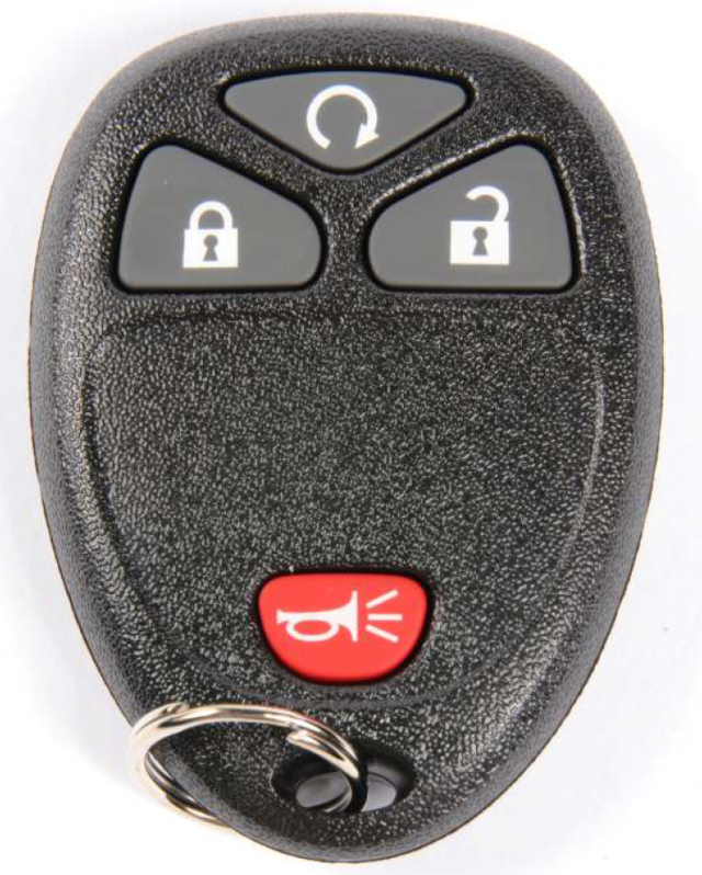 22936098 - Electrical: Keyless Entry Transmitter for Buick: Enclave | Cadillac: Escalade EXT | Chevrolet: Avalanche, Captiva Sport, Equinox, Express 2500, Express 3500, Express 4500, Silverado 1500, Silverado 1500 Classic, Silverado 1500 HD Classic, Silverado 2500 HD, Silverado 2500 HD Classic, Silverado 3500 Classic, Silverado 3500 HD, Suburban 1500, Suburban 2500, Tahoe, Traverse | GMC: Acadia, Acadia Limited, Savana 2500, Savana 3500, Savana 4500, Sierra 1500, Sierra 1500 Classic, Sierra 1500 HD Classic, Sierra 2500 HD, Sierra 2500 HD Classic, Sierra 3500 Classic, Sierra 3500 HD, Yukon, Yukon XL 1500, Yukon XL 2500 | Hummer: H2 | Pontiac: Torrent | Saturn: Outlook, Vue Image