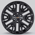 84799390 - : 22" Wheel, Low Gloss Black (Replaces Part Number 84675348) for Chevrolet: Silverado 1500, Silverado 1500 LTD, Suburban, Tahoe | GMC: Yukon, Yukon XL Image