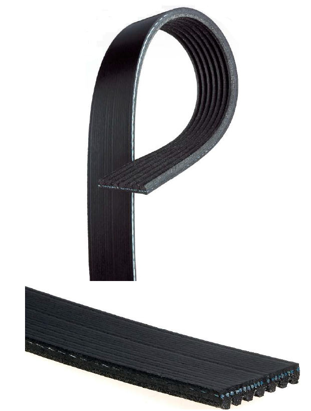 12634319 - Cooling System: Serpentine Belt for Buick: LaCrosse, Regal, Verano | Chevrolet: Captiva Sport, Classic, Cobalt, Equinox, HHR | GMC: Terrain | Oldsmobile: Alero | Pontiac: G5, Grand Am Image