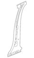 85578494 - Body: Center Pillar Reinforced for Cadillac: Escalade, Escalade ESV | Chevrolet: Suburban, Tahoe | GMC: Yukon, Yukon XL Image