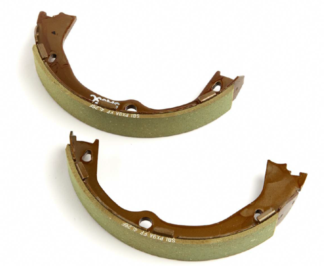 23135902 - Brakes: Park Brake Shoes for Cadillac: Escalade, Escalade ESV | Chevrolet: Silverado 1500, Silverado 1500 LD, Suburban, Tahoe | GMC: Sierra 1500, Sierra 1500 Limited, Yukon, Yukon XL Image