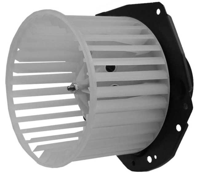 88959521 - : Heating and Air Conditioning Blower Motor with Wheel for Buick: Century, Skylark, Somerset | Cadillac: Brougham, Fleetwood | Chevrolet: Blazer, C/K Pickup, C1500, C2500, C3500, C3500HD, Camaro, Citation II, Corvette, El Camino, G10, G20, G30, K1500 Pickup, K2500 Pickup, K3500 Pickup, K5 Blazer, P20, P30, Suburban C10, Suburban C1500, Suburban C20, Suburban C2500, Suburban K10, Suburban K1500, Suburban K20, Suburban K2500, Tahoe | GMC: C1500 Pickup, C2500 Pickup, C3500 Pickup, C3500HD, G1500, G2500, G3500, Jimmy, K1500 Pickup, K2500 Pickup, K3500 Pickup, P2500, P3500, Suburban C1500, Suburban C2500, Suburban K1500, Suburban K2500, Yukon | Oldsmobile: Calais, Cutlass Calais, Cutlass Ciera, Cutlass Cruiser | Pontiac: 6000, Firebird, Grand Am Image