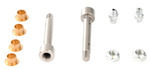 19303251 - : Front Door Hinge Pin Kit with Upper and Lower Pins, Bushings, Nuts, and Grease Fittings for GM Image