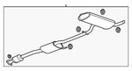 19420247 - : F Muffler (Replaces Part Number 25970320) for GM Image