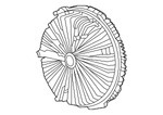 84963656 - : (Replaces 84963654) Fan Blade Clutch for Chevrolet: Silverado 2500 HD, Silverado 3500 HD | GMC: Sierra 2500 HD, Sierra 3500 HD Image