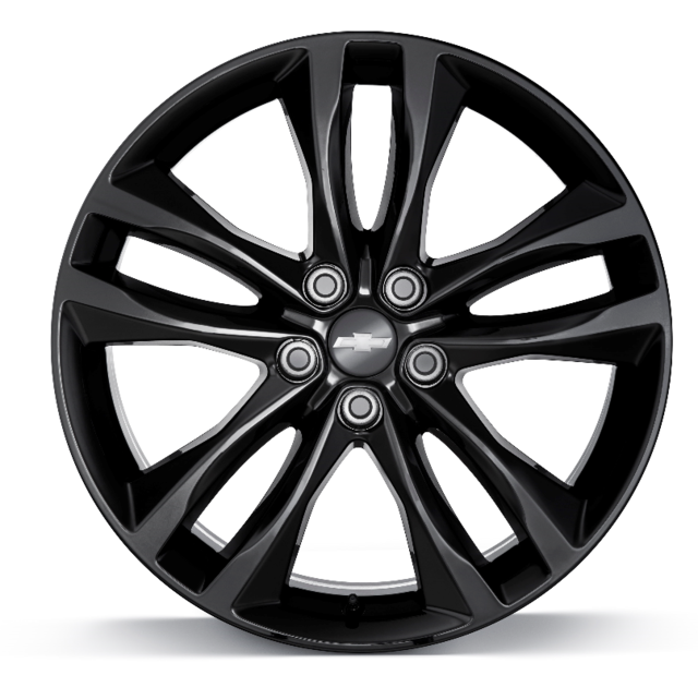 84022684 - : 19" Wheels, 5 Split-Spoke, Gloss Black (1pc) (Center Cap Not Included) for Chevrolet: Malibu Image