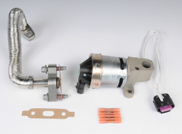 89018175 - : Exhaust Gas Recirculation (EGR) Valve Kit with Pipe, Connectors, and Gasket for Chevrolet: Malibu | Pontiac: G6 Image