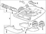 86540135 - : (Replaces 85558637) Black Overhead Console for GM Image