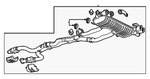 84897448 - : Muffler &amp; Pipe Assembly for Chevrolet: Camaro Image