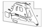 42815931 - Body: Interior Quarter Panel Trim Panel for GM Image