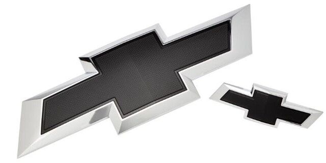 86539792 - Exterior: (Replaces 86771880) Exterior Emblem, Front, Bow-Tie, Black for GM Image