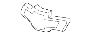 84690309 - : Black Grille Emblem (Replaces 23216040) for GM Image