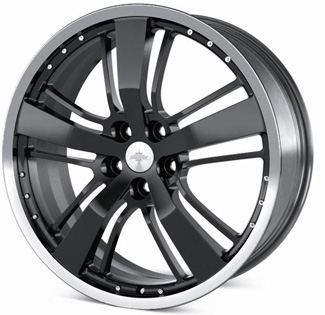 19301340 - Wheels: 21" Wheel, Black Painted, Polished Rim for Chevrolet: Camaro Image