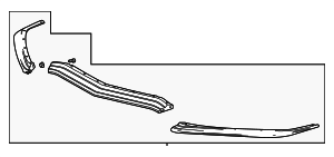 85032697 - : (Replaces 84869770) Spoiler Assembly for GM Image