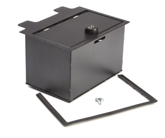 84081567 - Interior: Center Console Lockable Storage Box for Chevrolet: Silverado 1500, Silverado 1500 LTD, Silverado 2500 HD, Silverado 3500 HD, Suburban, Tahoe | GMC: Sierra 1500, Sierra 2500 HD, Sierra 3500 HD Image