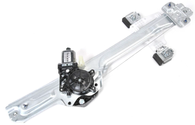 84043807 - Body: Window Regulator for Cadillac: Escalade, Escalade ESV | Chevrolet: Silverado 1500, Silverado 1500 LD, Silverado 2500 HD, Silverado 3500 HD, Suburban, Suburban 3500 HD, Tahoe | GMC: Sierra 1500, Sierra 1500 Limited, Sierra 2500 HD, Sierra 3500 HD, Yukon, Yukon XL Image