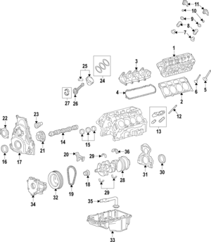 12744612 - : (Replaces 12733670) Oil Pump for GM Image
