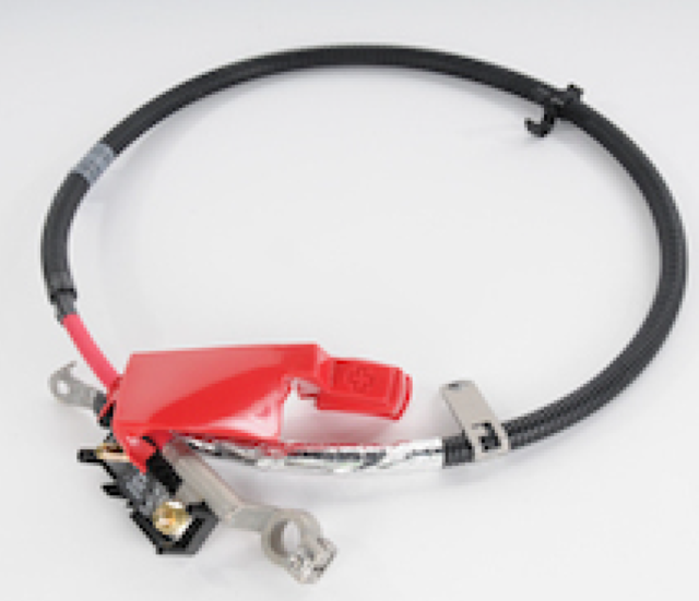 22790285 - : Starter Solenoid Cable for Cadillac: Escalade, Escalade ESV, Escalade EXT | Chevrolet: Avalanche, Silverado 1500, Silverado 2500 HD, Silverado 3500 HD, Suburban 1500, Suburban 2500, Tahoe | GMC: Sierra 1500, Sierra 2500 HD, Sierra 3500 HD, Yukon, Yukon XL 1500, Yukon XL 2500 Image