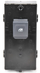 Black Carbon Metallic Front Door Window Switch - GM (23436336)