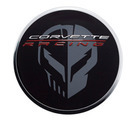 84385014 - : Wheel Center Cap, Jake Logo, Black for Chevrolet: Corvette Image