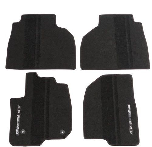 85105239 - Interior: (Replaces 84337996) Black Front and Rear Premium Carpet for Chevrolet: Silverado 1500, Silverado 1500 LTD Image