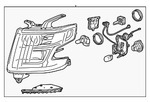 87842738 - : (Replaces 84582607) Driver Side Headlamp Kit for Chevrolet: Suburban, Tahoe Image