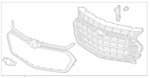 84924276 - Body: Grille Assembly for GM Image