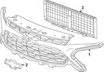 42887630 - : (Replaces 42862779) Grille Assembly for Chevrolet: Trax Image